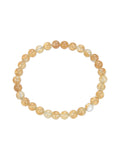 Citrine Quartz  Stone Stretch Bracelet B1981-6MM
