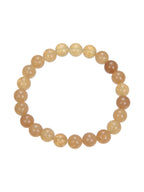 Citrine Quartz  Stone Stretch Bracelet B1981-12MM