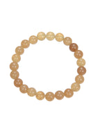 Citrine Quartz  Stone Stretch Bracelet B1981-6MM