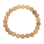 Citrine Quartz  Stone Stretch Bracelet B1981-6MM