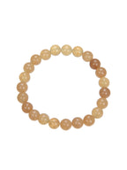 Citrine Quartz  Stone Stretch Bracelet B1981-10MM