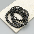 Black Labradorite Bracelet B1983-12MM