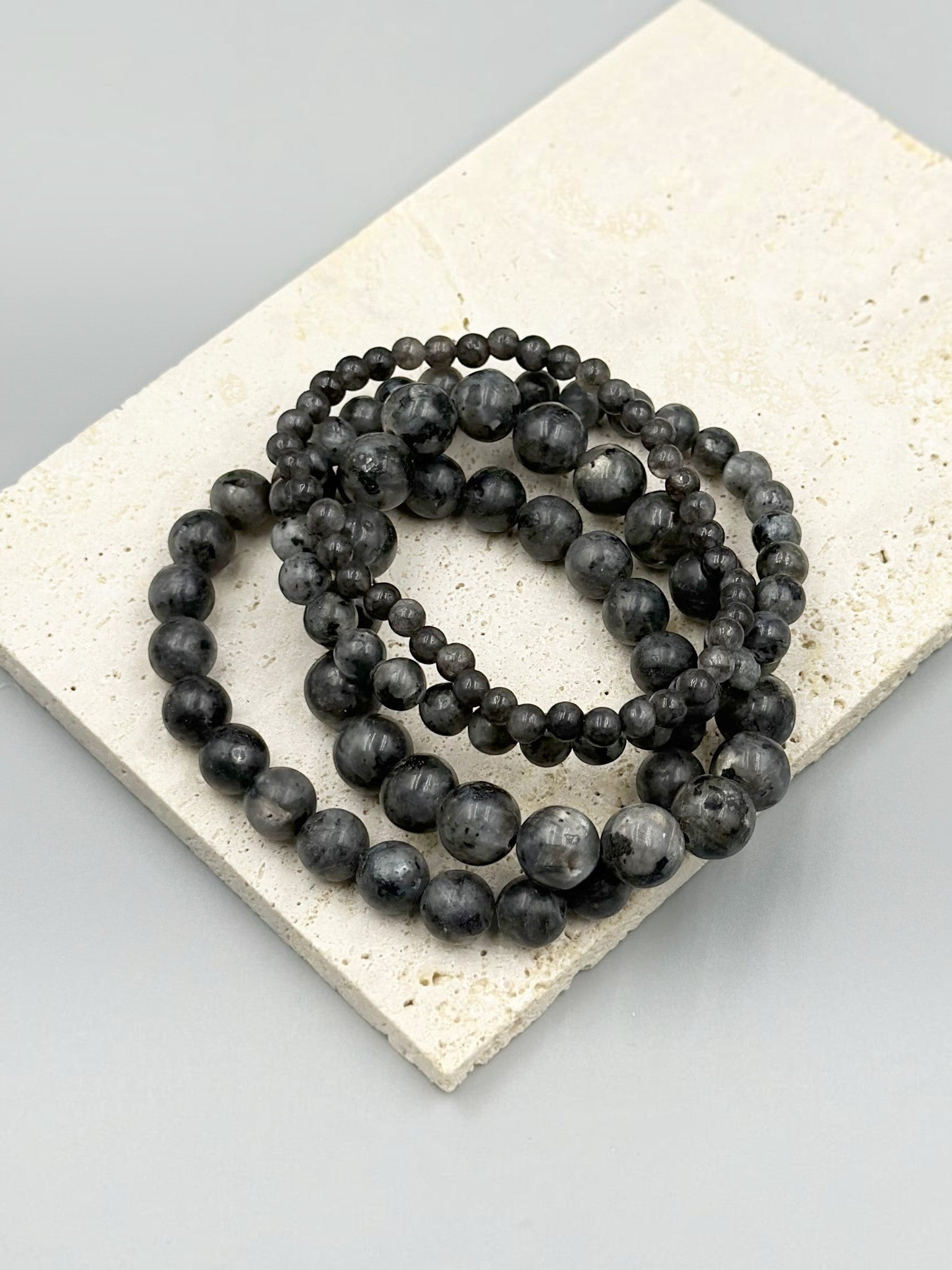 Black Labradorite Bracelet B1983-10MM