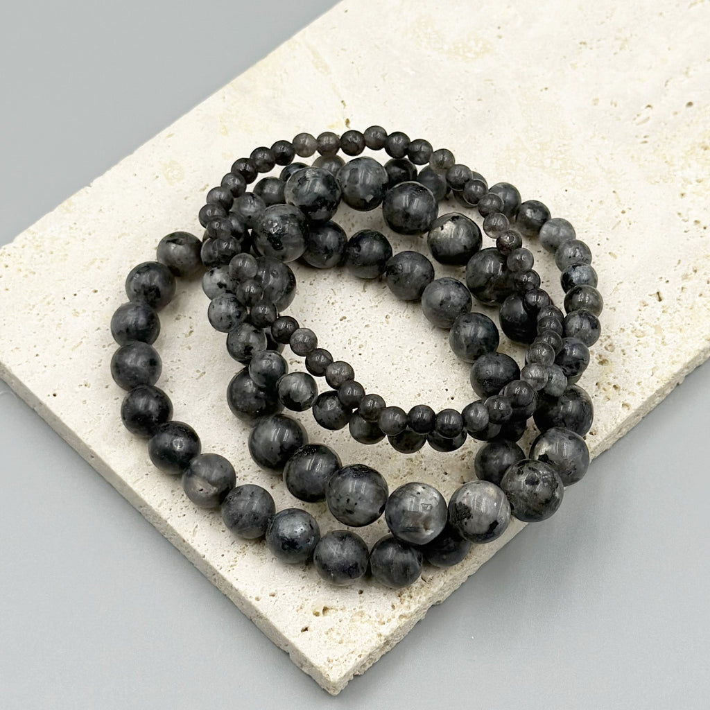 Black Labradorite Bracelet B1983-4MM