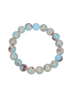 Composed ShouShan Stone Stretch Bracelet B1985-12MM