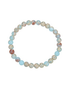 Composed ShouShan Stone Stretch Bracelet B1985-12MM
