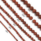 Red Gold Sandstone Bracelet B1988-8MM