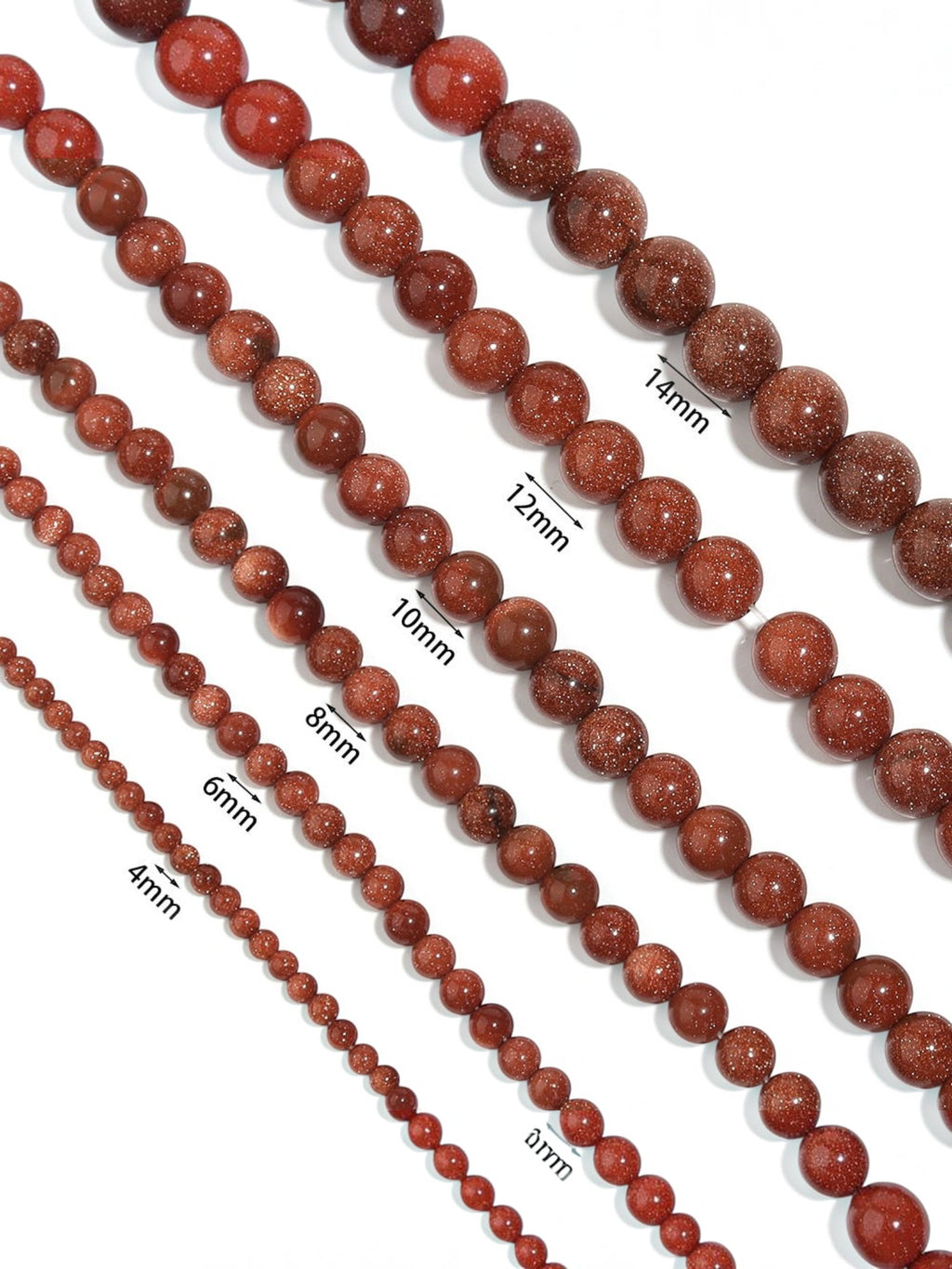 Red Gold Sandstone Bracelet B1988-10MM