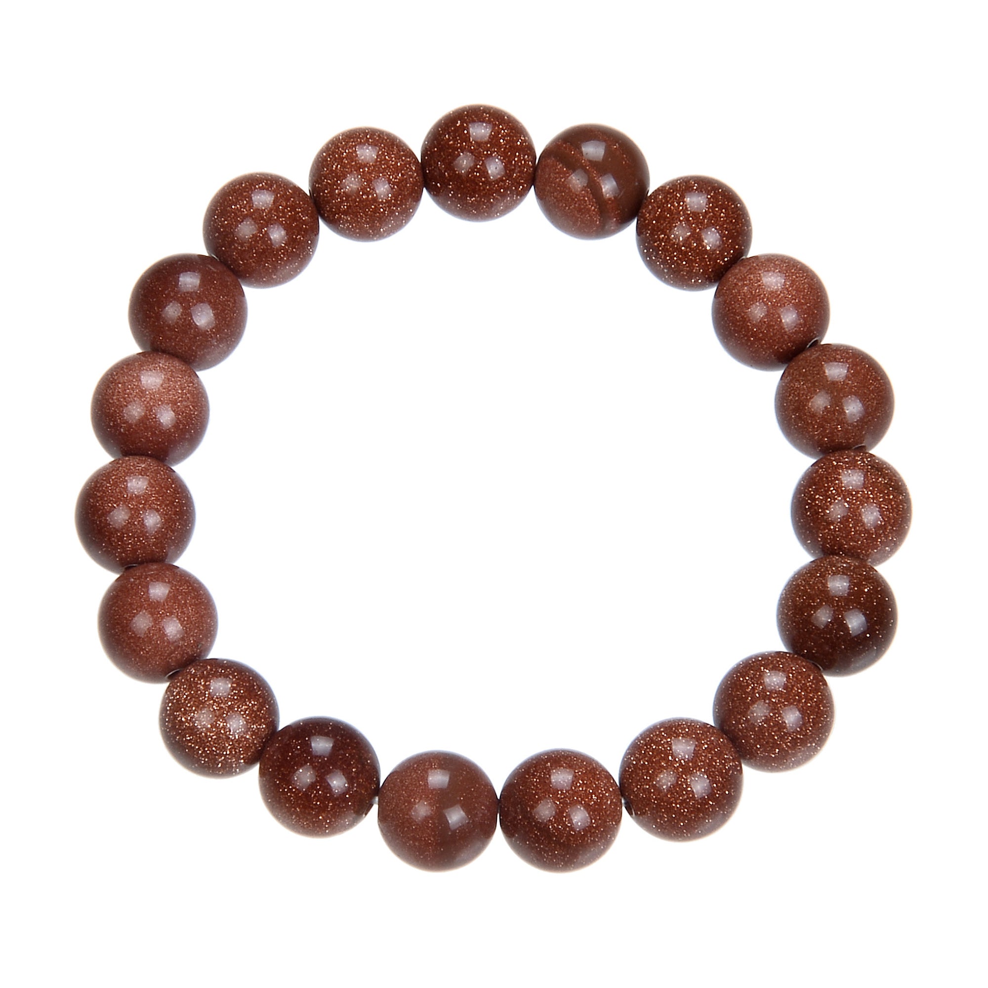 Red Gold Sandstone Bracelet B1988-6MM