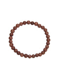 Red Gold Sandstone Bracelet B1988-6MM