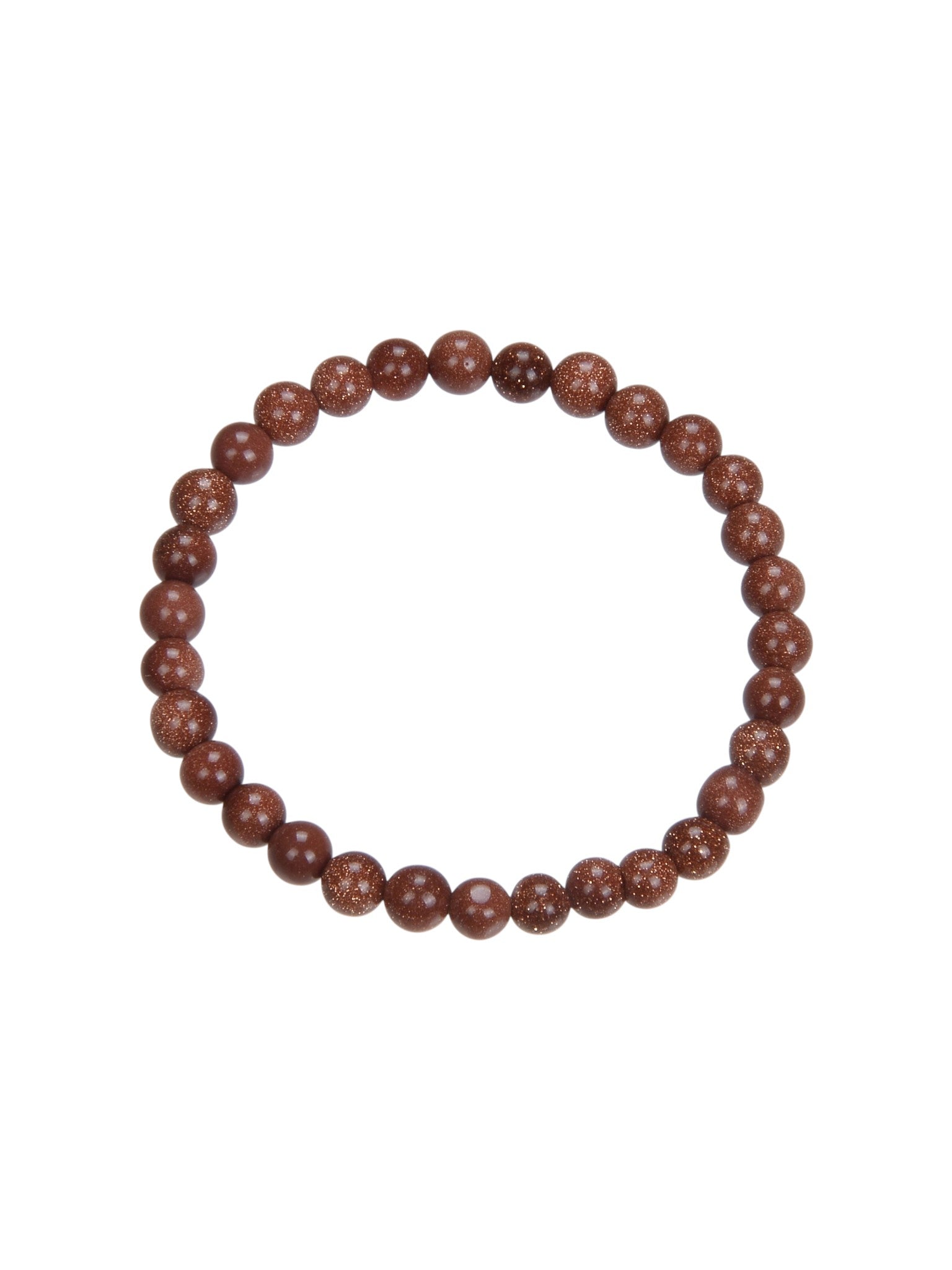 Red Gold Sandstone Bracelet B1988-6MM