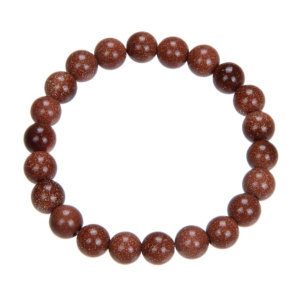 Red Gold Sandstone Bracelet B1988-8MM