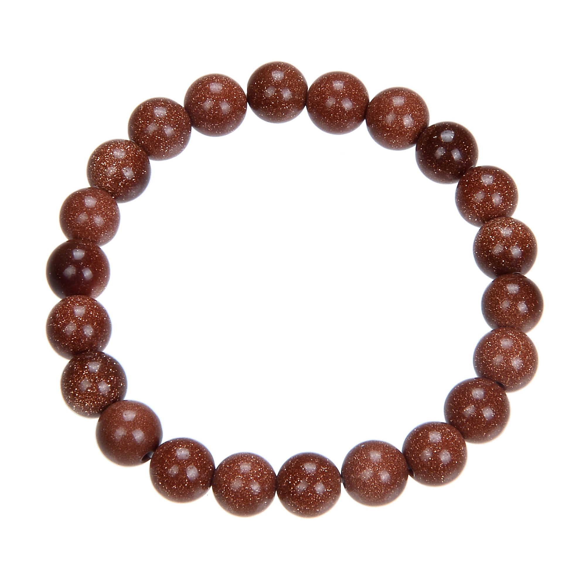 Red Gold Sandstone Bracelet B1988-4MM