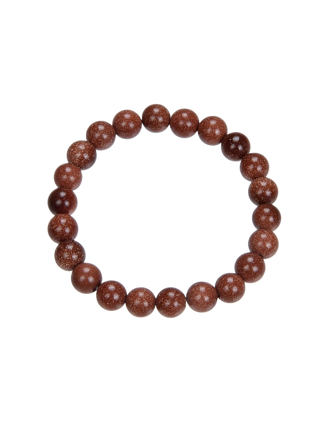 Red Gold Sandstone Bracelet B1988-8MM