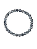 Black Sesame Jasper Stretch Bracelets B1989-6MM