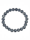 Black Sesame Jasper Stretch Bracelets B1989-8MM