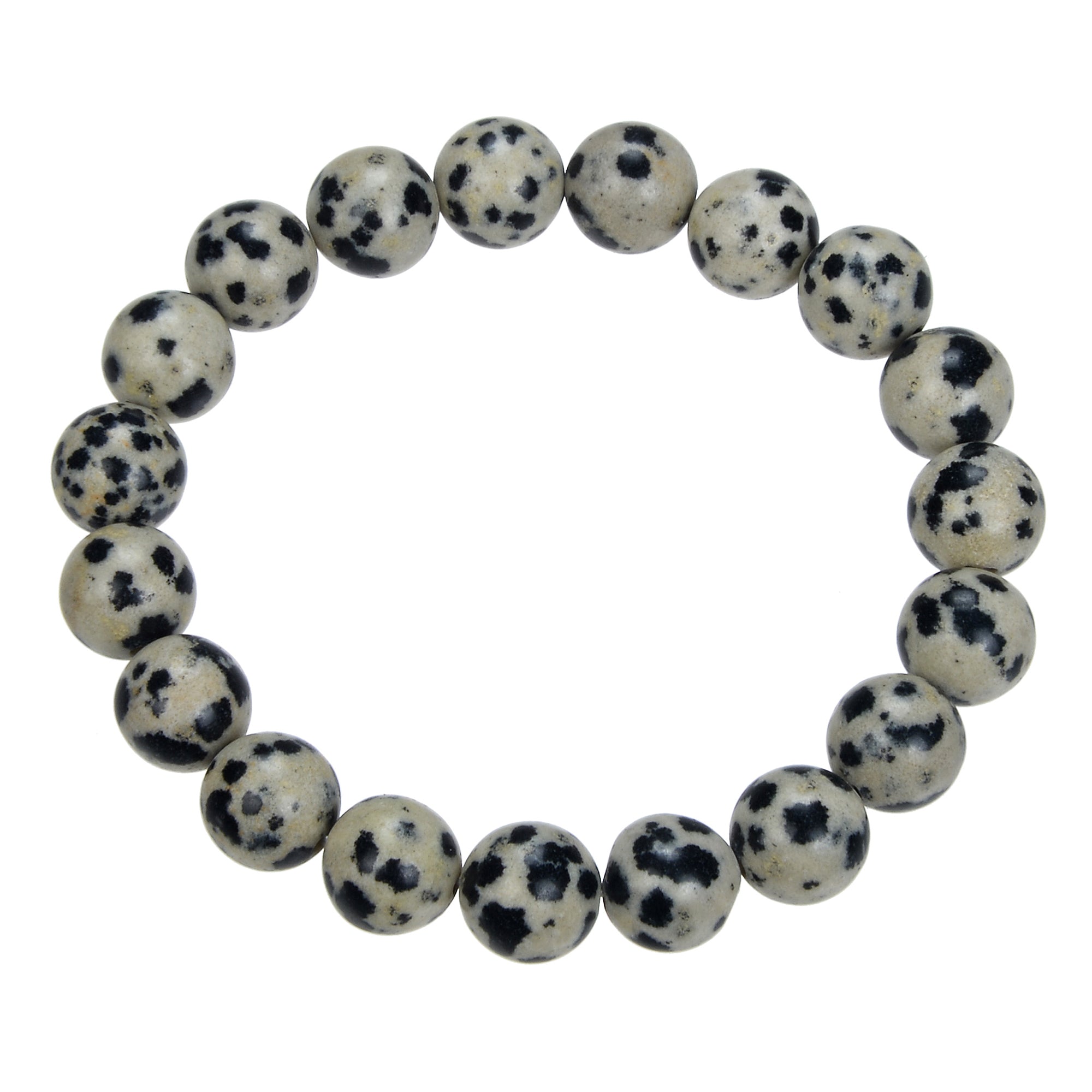 Dalmatian Jasper Stretch Bracelet B1990-10MM