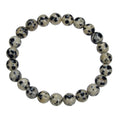 Dalmatian Jasper Stretch Bracelet B1990-8MM