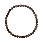 Red Snowflake Stone Stretch Bracelet B1992-6MM