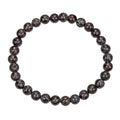 Red Snowflake Stone Stretch Bracelet B1992-6MM