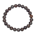 Red Snowflake Stone Stretch Bracelet B1992-8MM