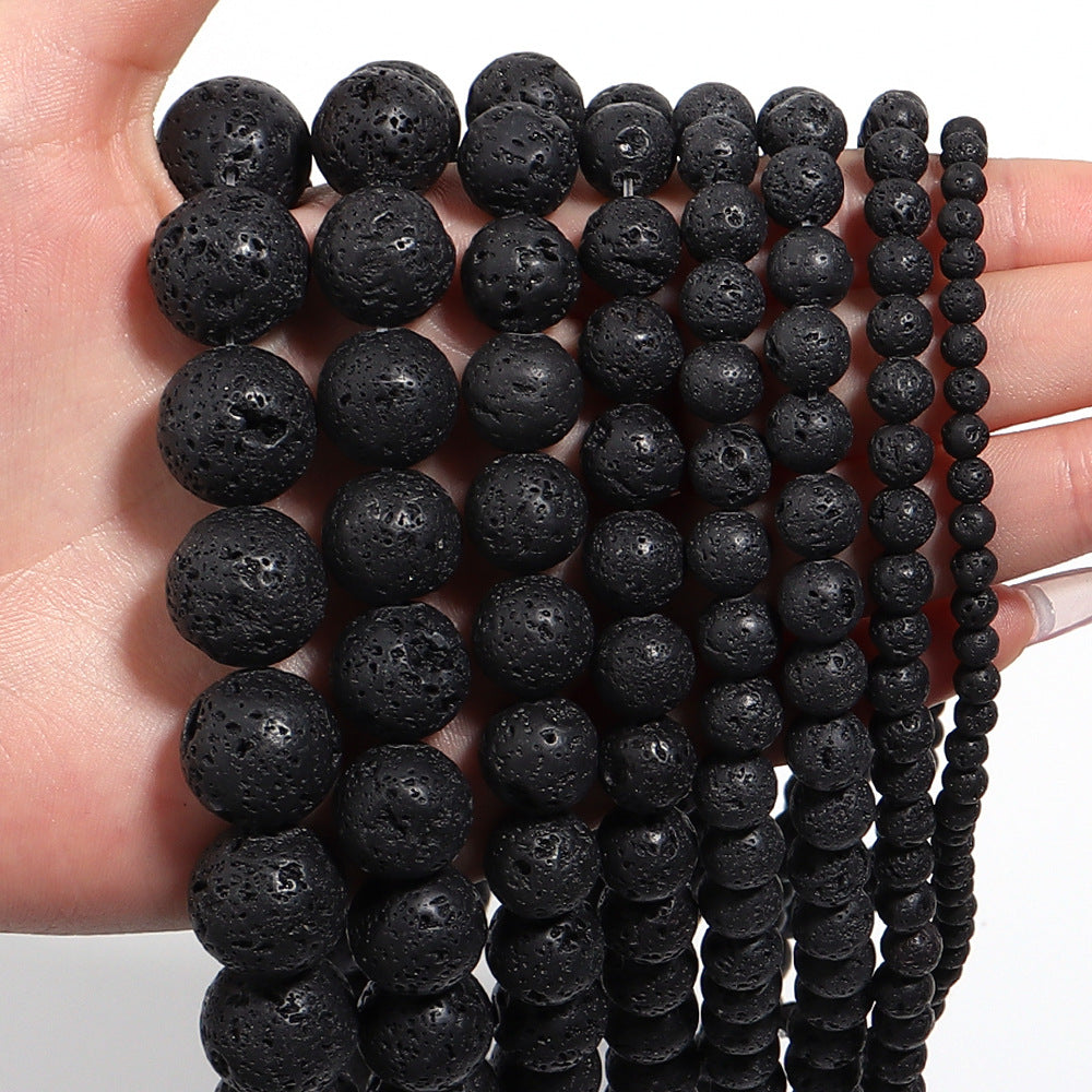 Lava Stone Stretch Bracelet B1996-6MM