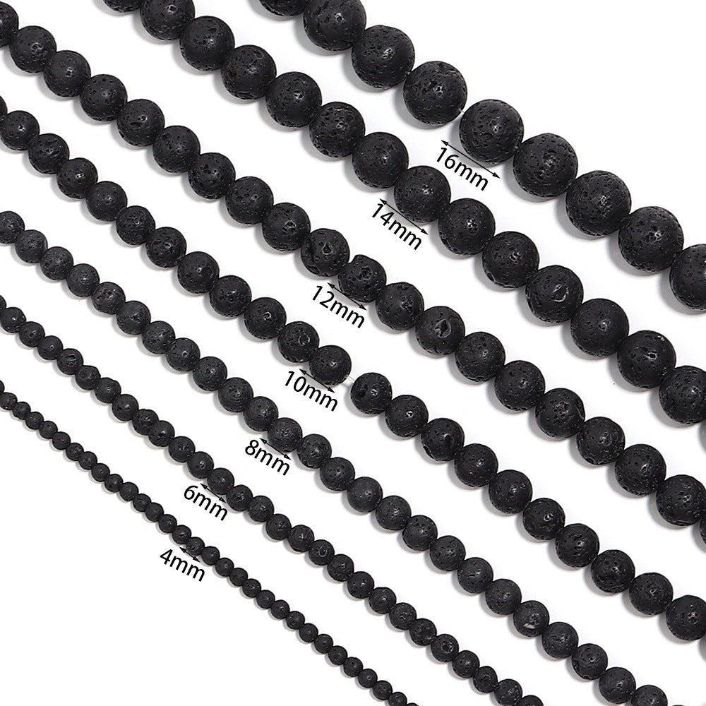 Lava Stone Stretch Bracelet B1996-10MM