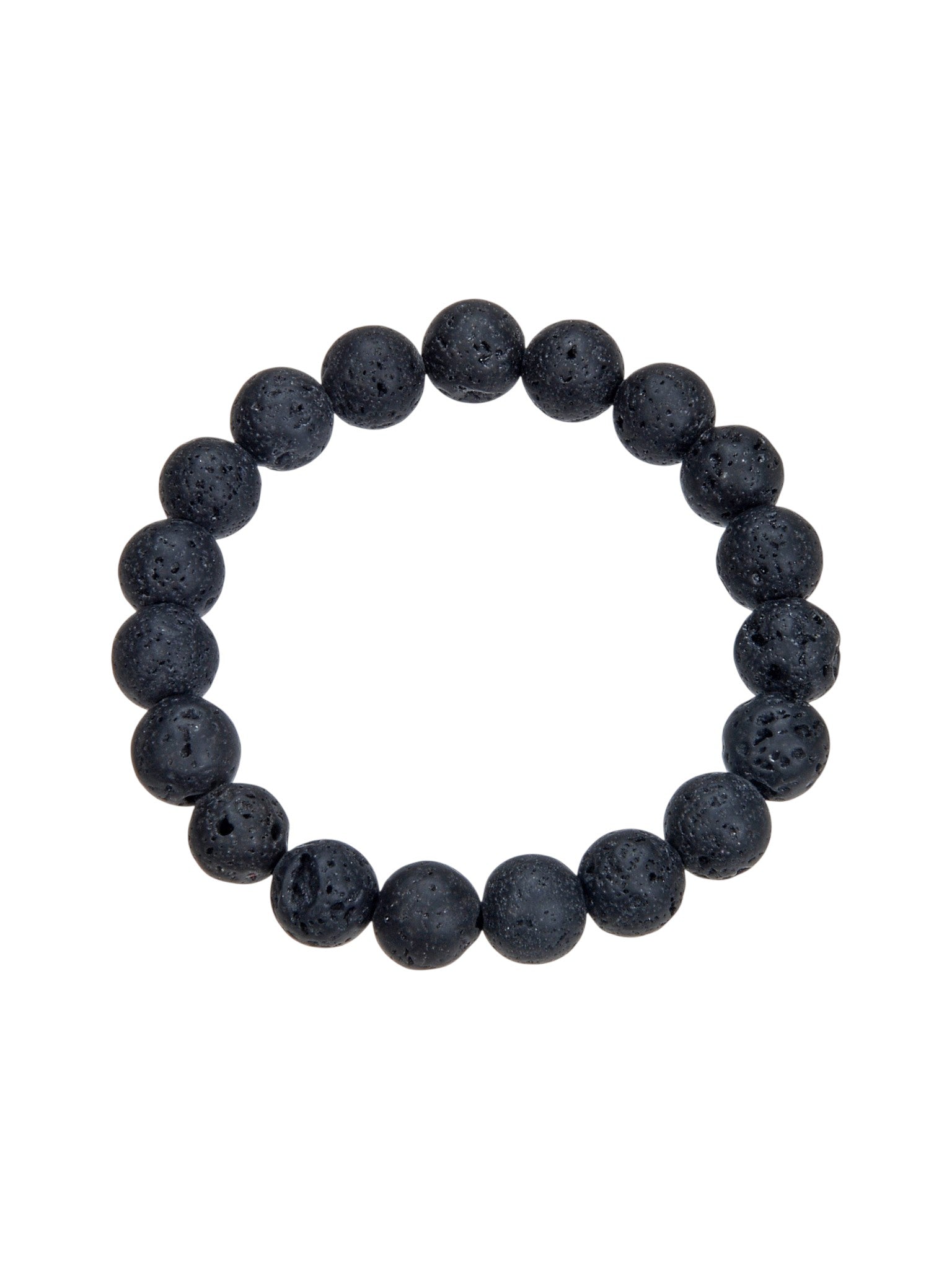 Lava Stone Stretch Bracelet B1996-10MM