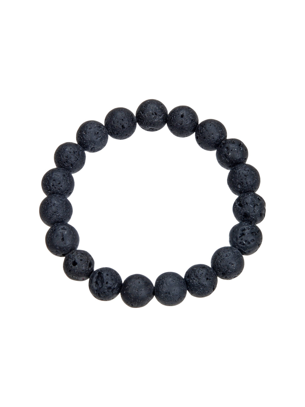 Lava Stone Stretch Bracelet B1996-4MM