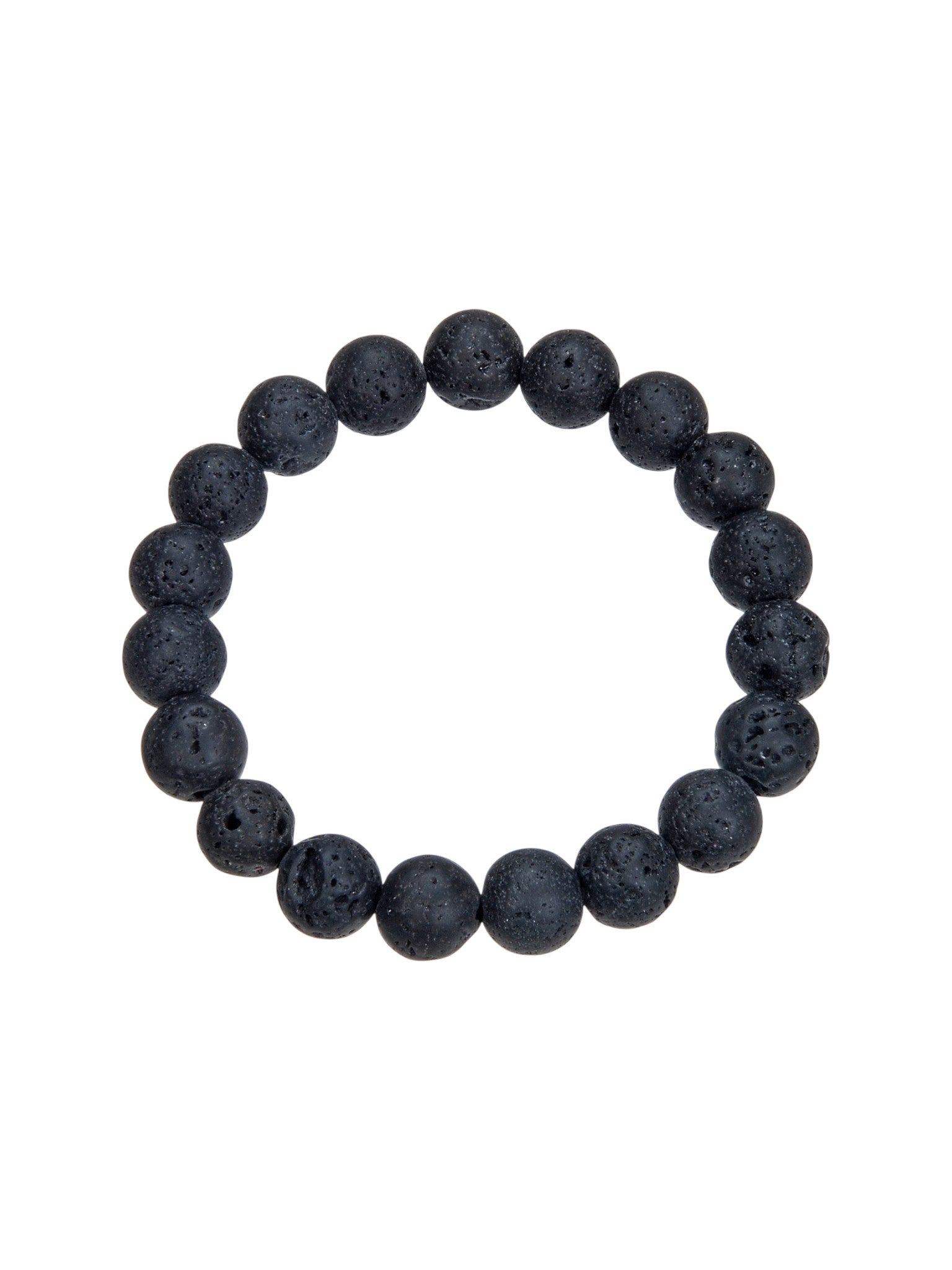 Lava Stone Stretch Bracelet B1996-4MM