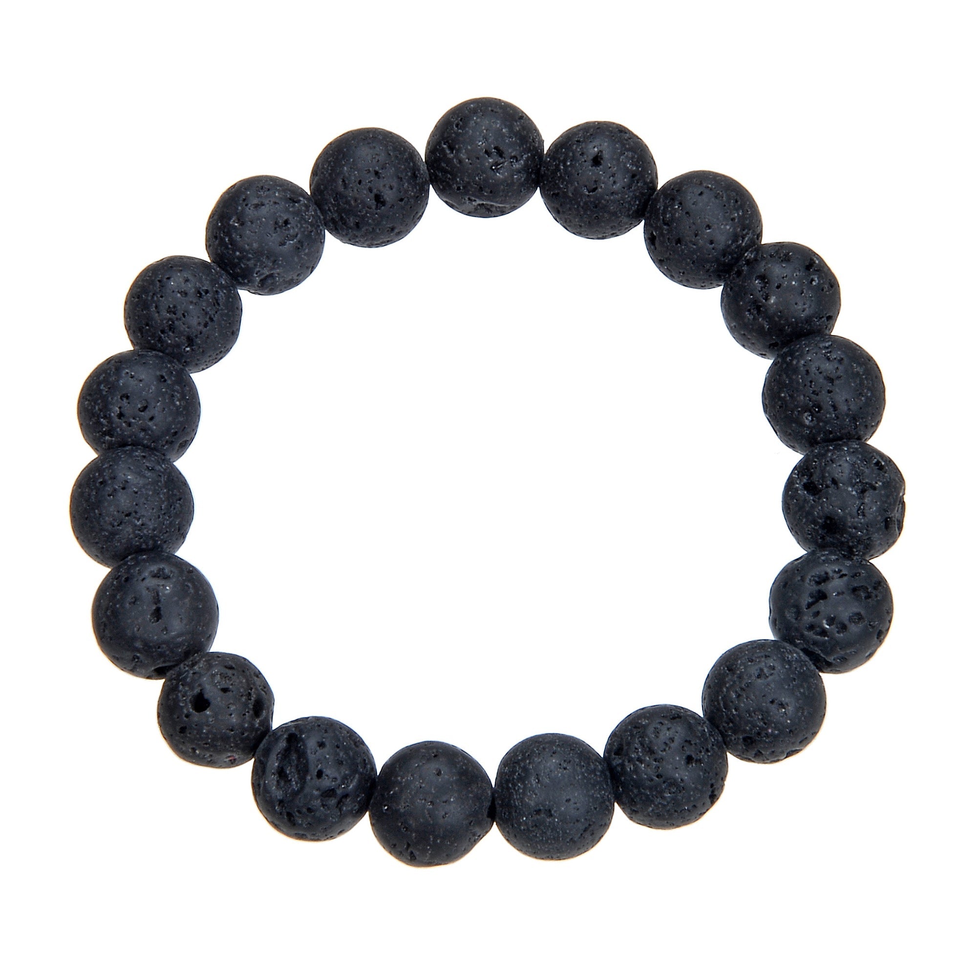 Lava Stone Stretch Bracelet B1996-6MM