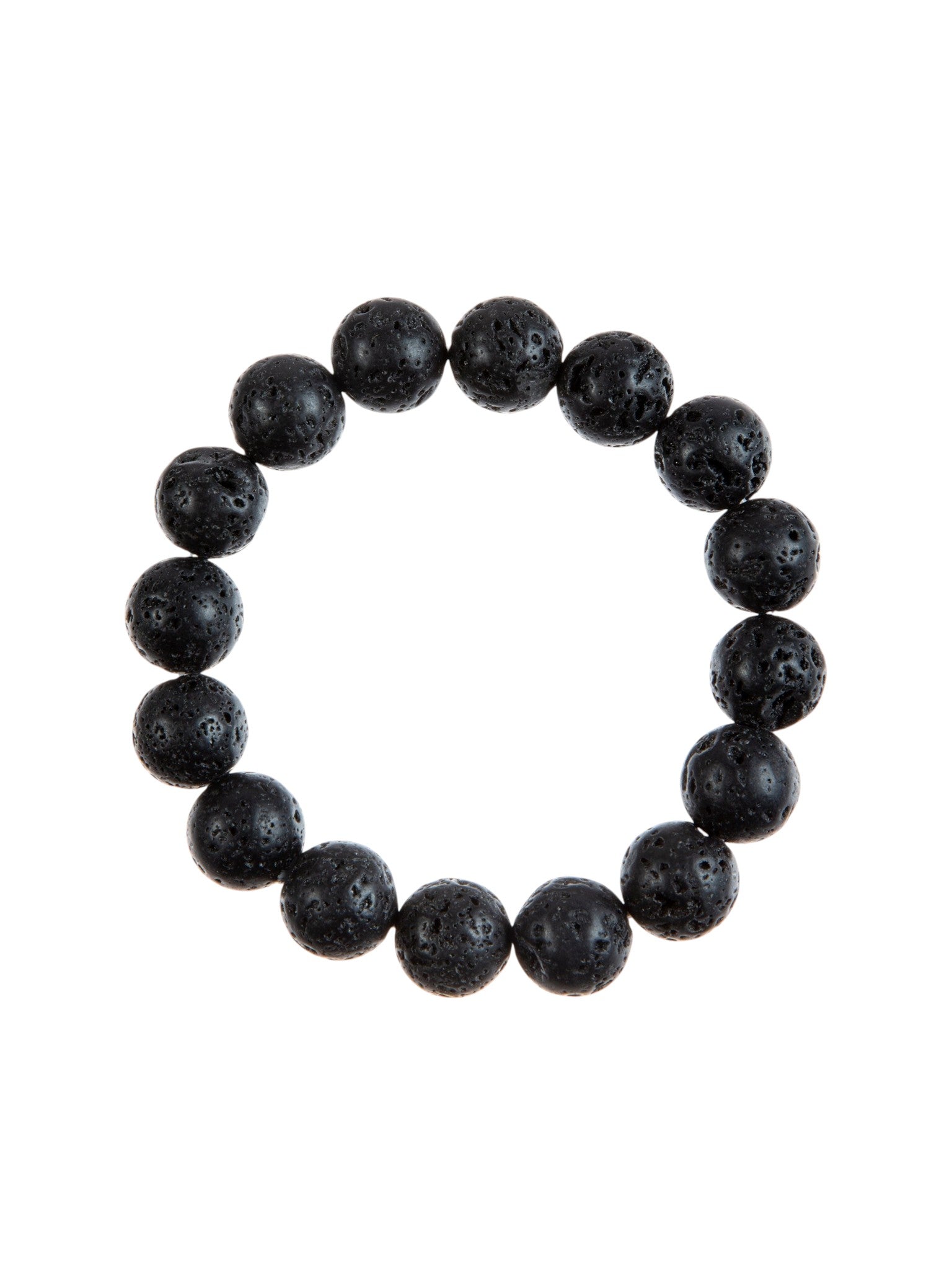 Lava Stone Stretch Bracelet B1996-10MM
