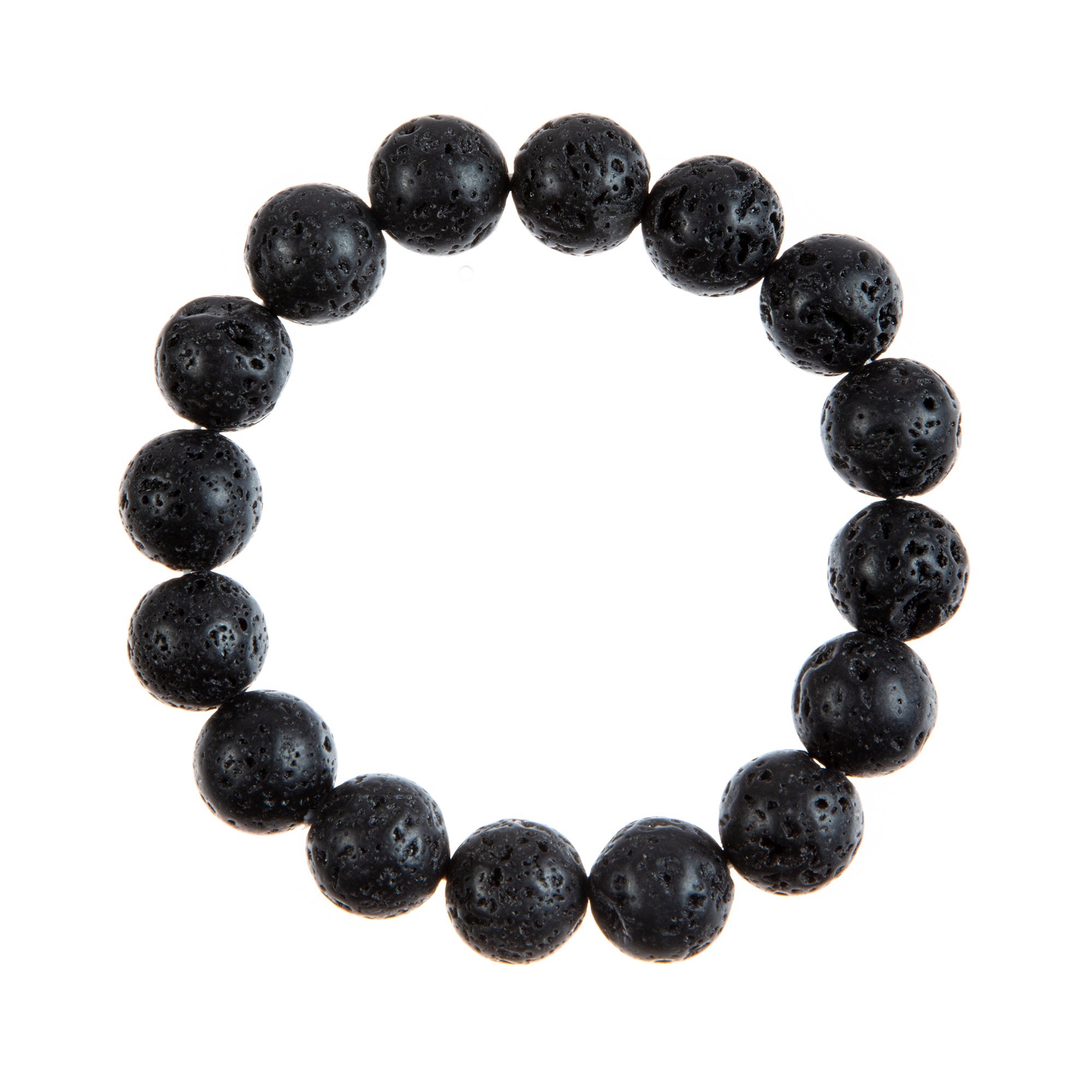 Lava Stone Stretch Bracelet B1996-6MM
