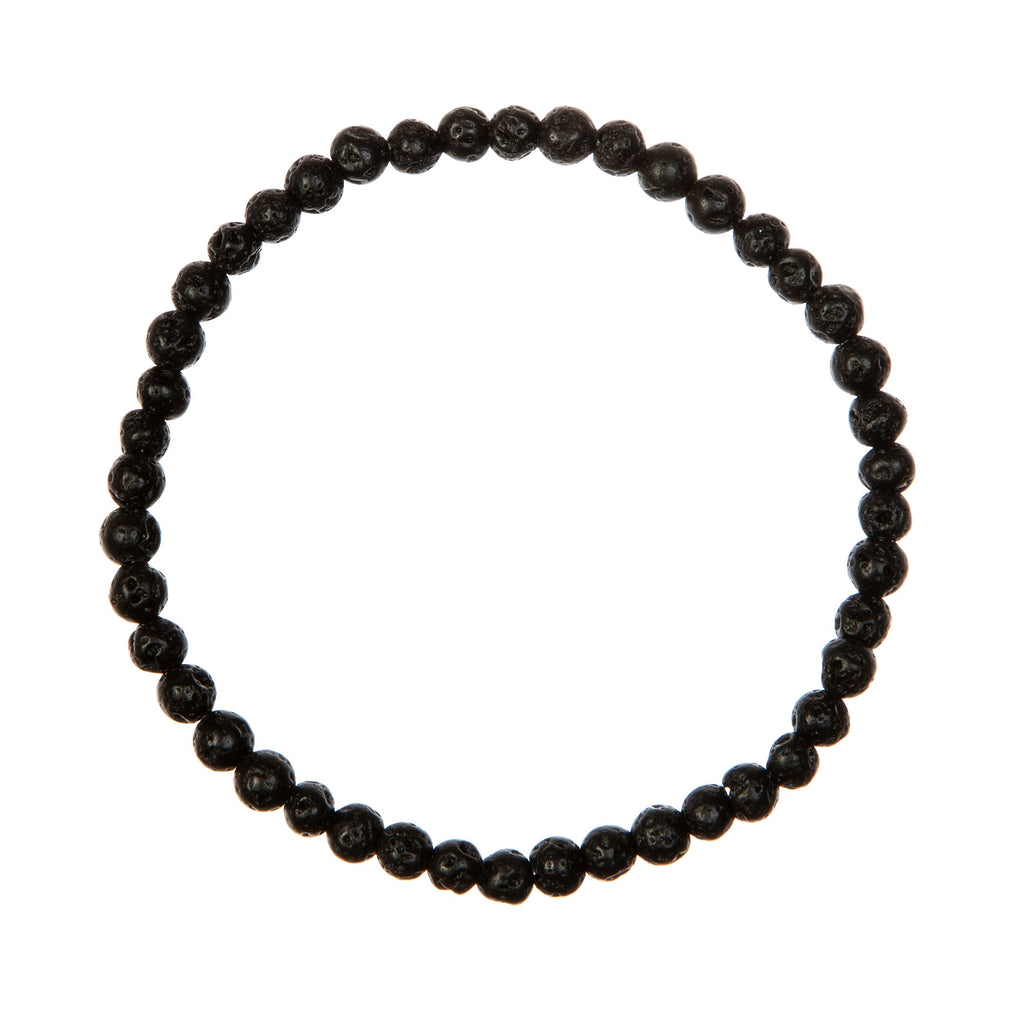 Lava Stone Stretch Bracelet B1996-12MM