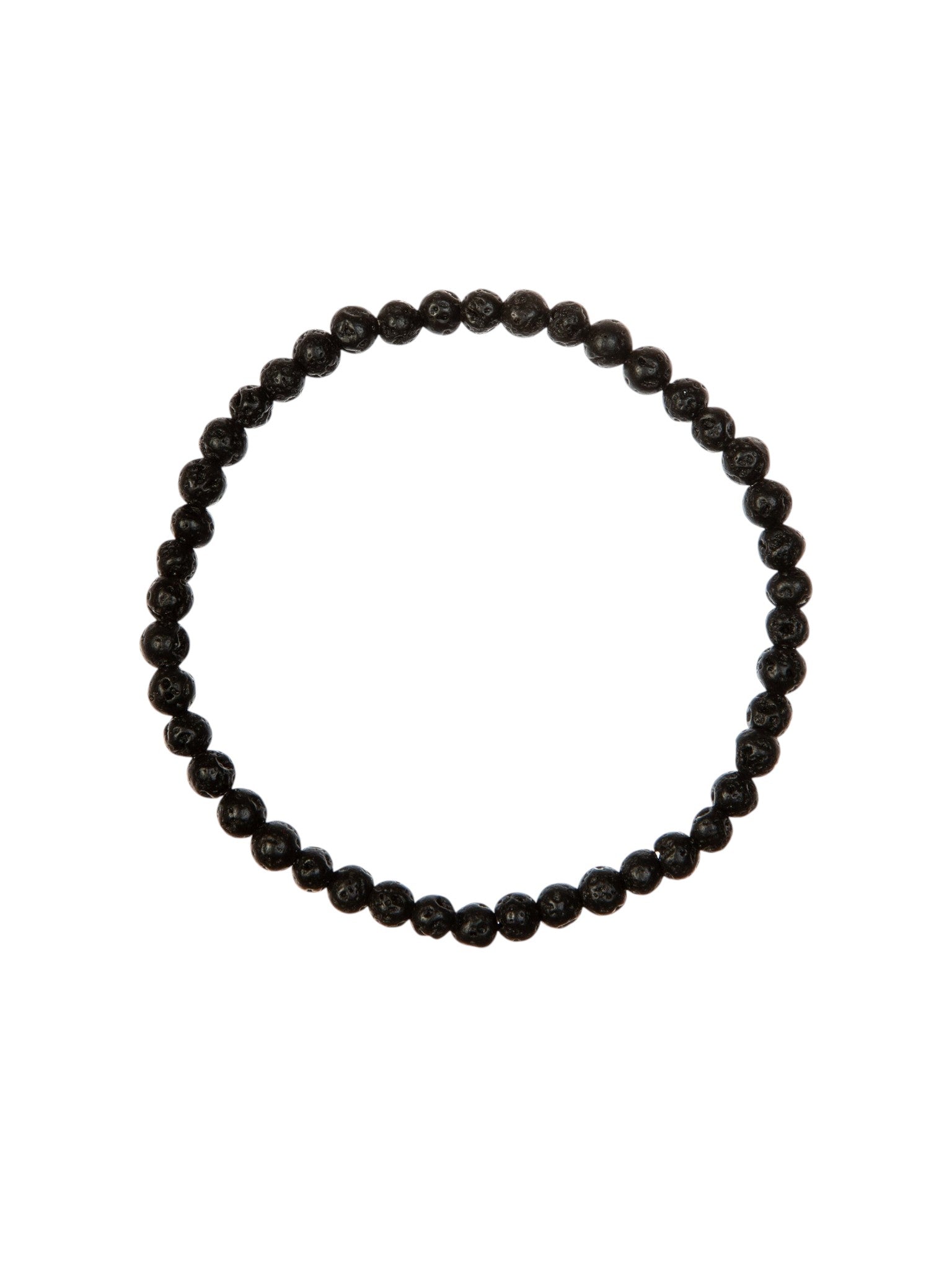 Lava Stone Stretch Bracelet B1996-6MM