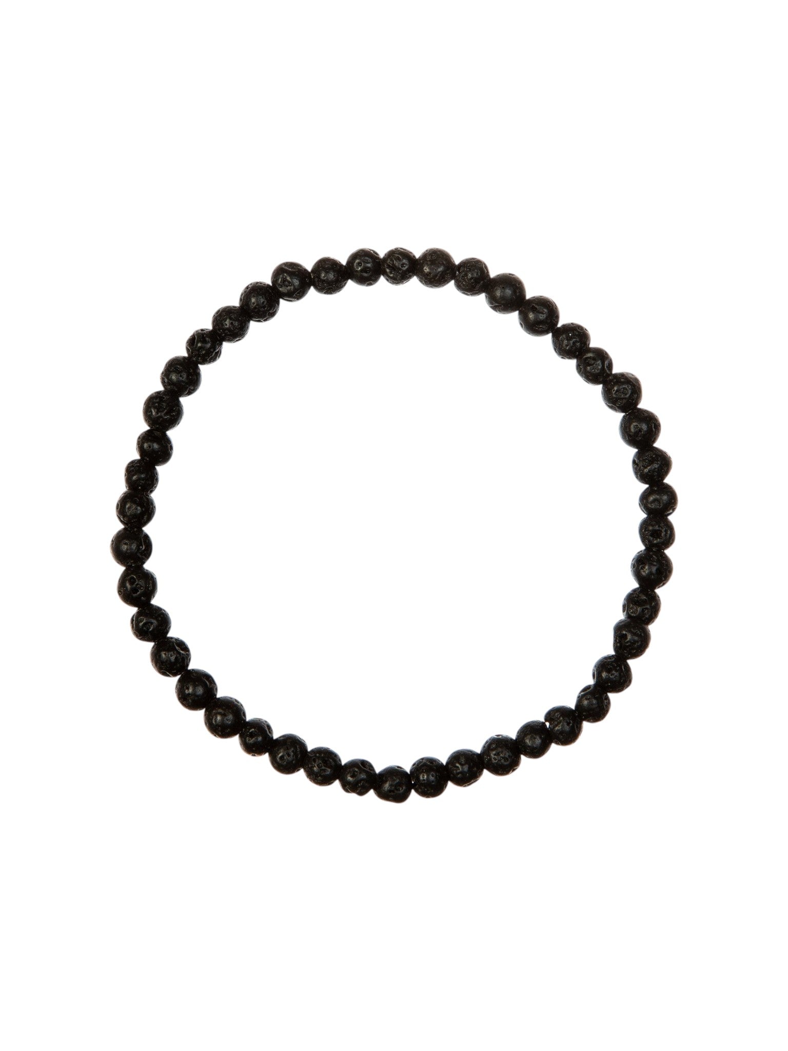 Lava Stone Stretch Bracelet B1996-12MM
