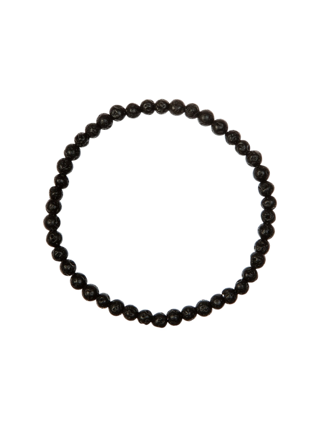 Lava Stone Stretch Bracelet B1996-4MM