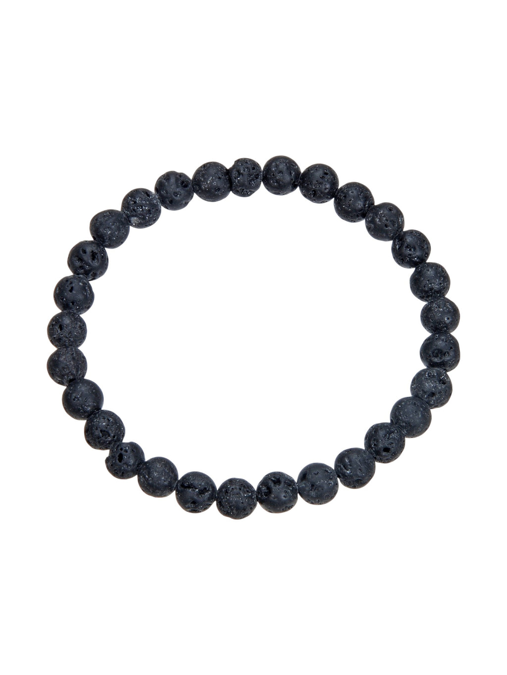 Lava Stone Stretch Bracelet B1996-12MM