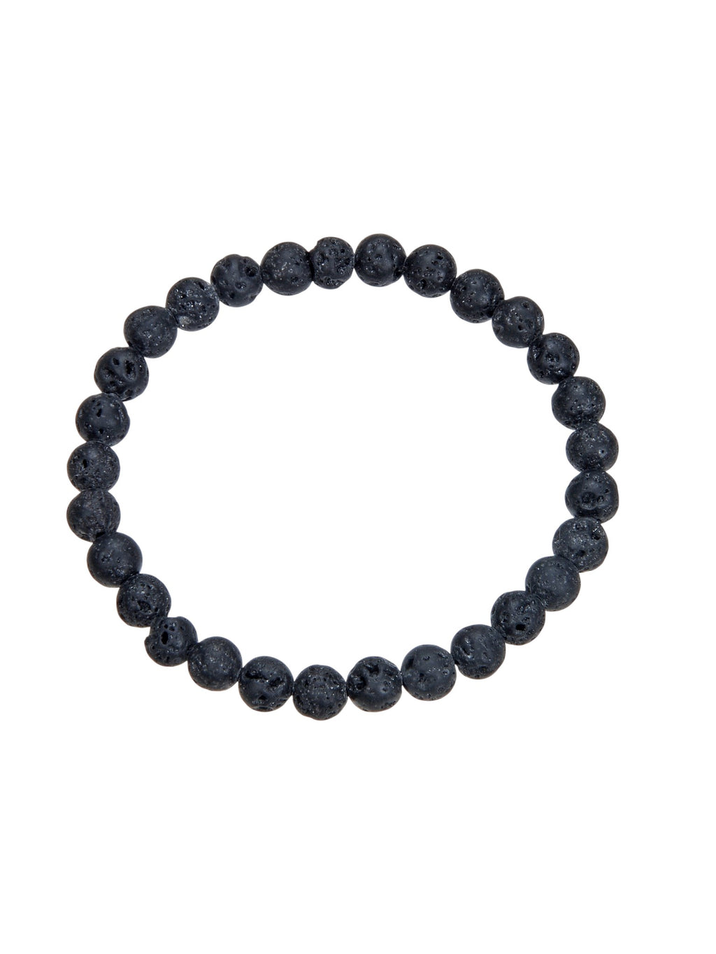 Lava Stone Stretch Bracelet B1996-6MM