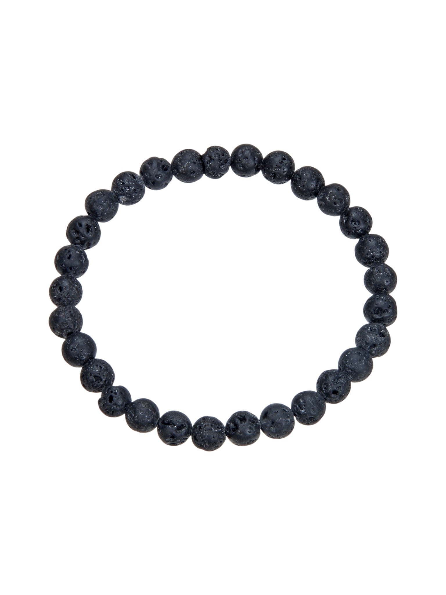 Lava Stone Stretch Bracelet B1996-10MM