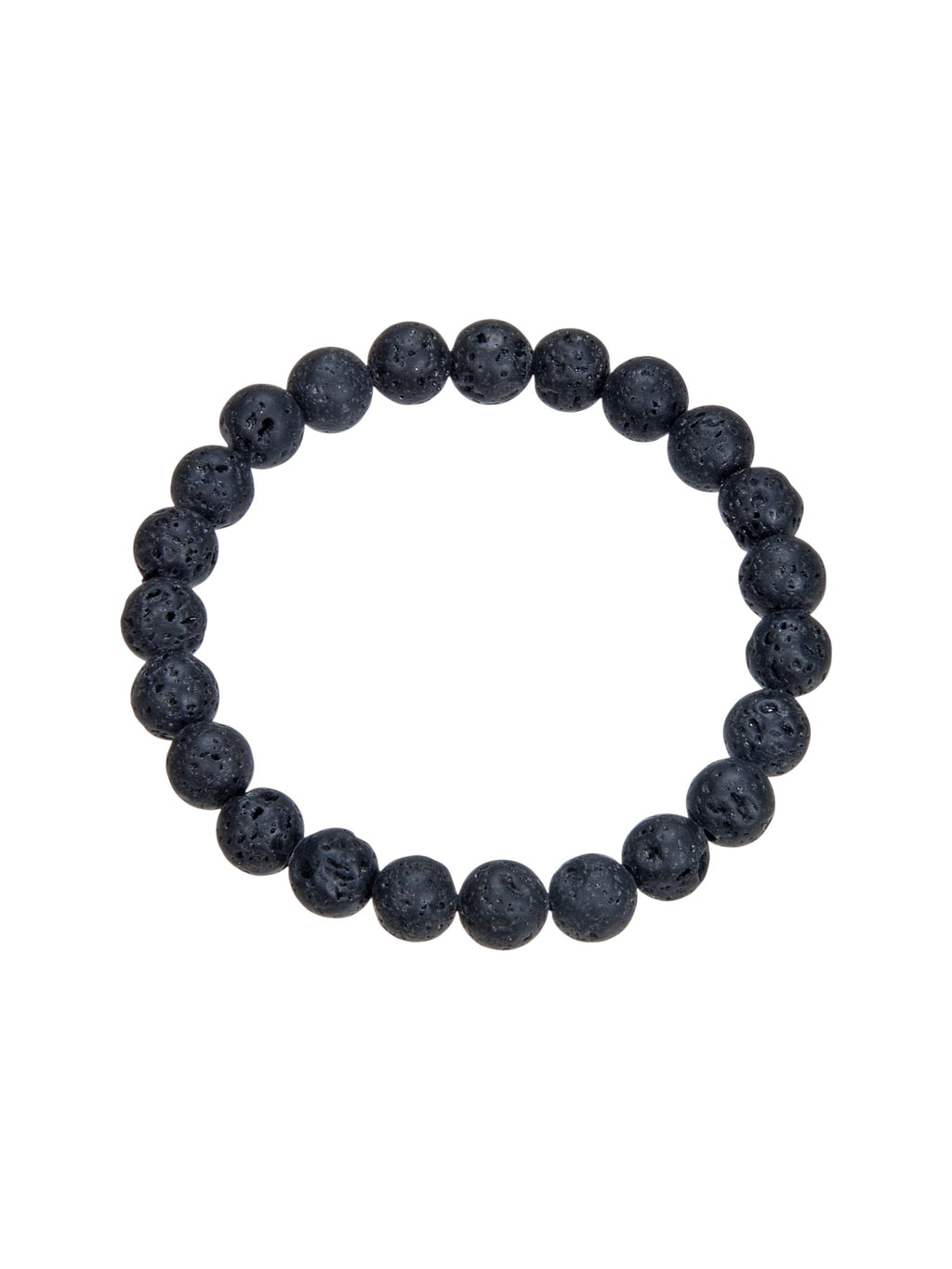 Lava Stone Stretch Bracelet B1996-6MM
