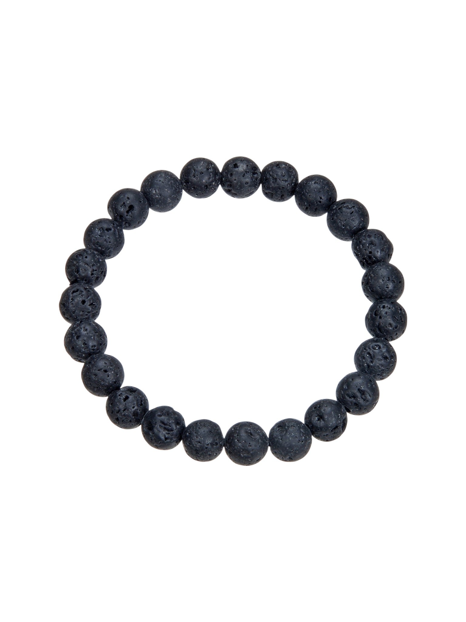 Lava Stone Stretch Bracelet B1996-6MM