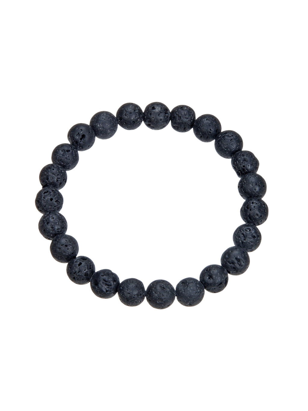 Lava Stone Stretch Bracelet B1996-10MM