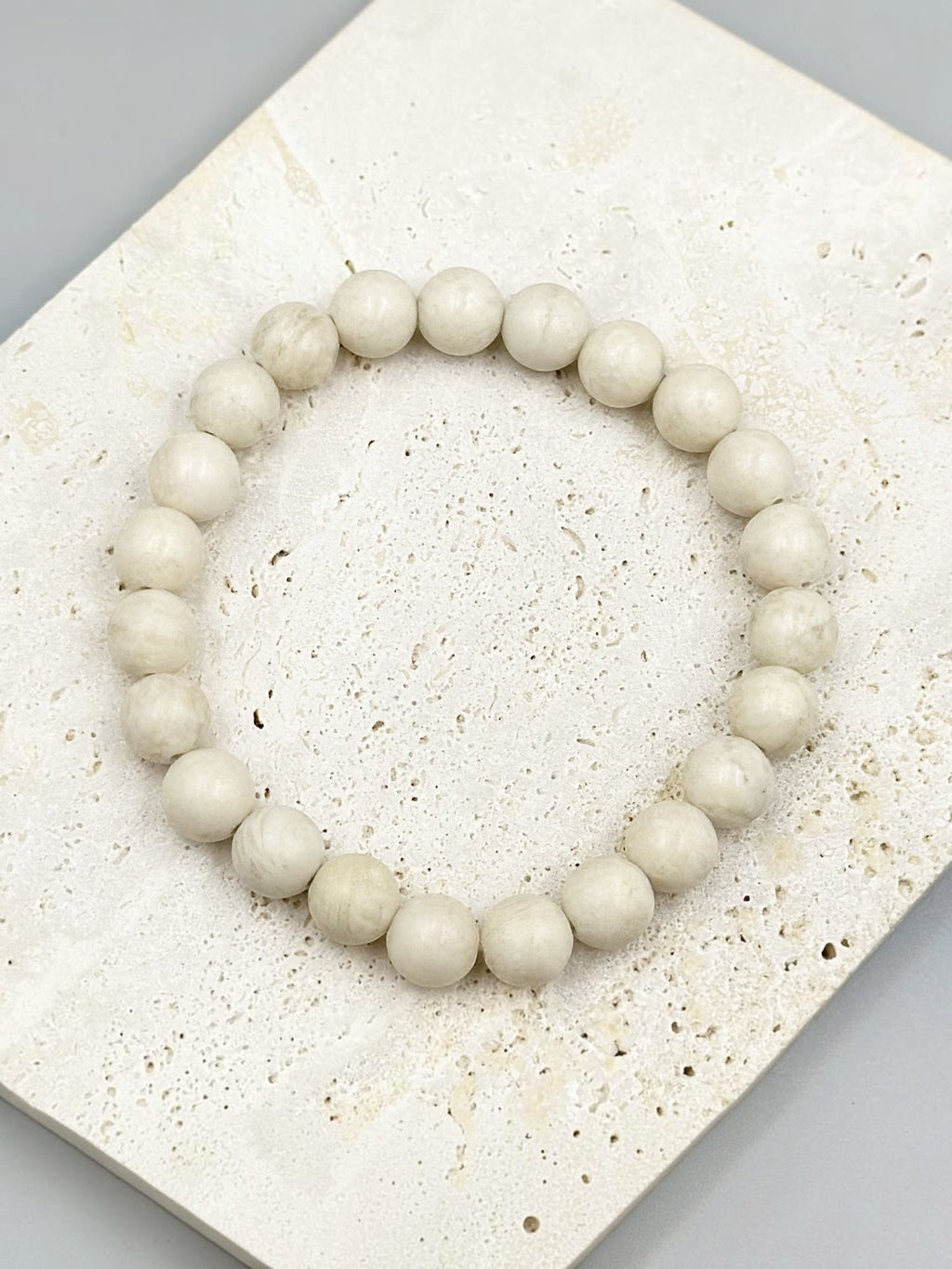 Fossil Stone Stretch Bracelet B1997-10MM