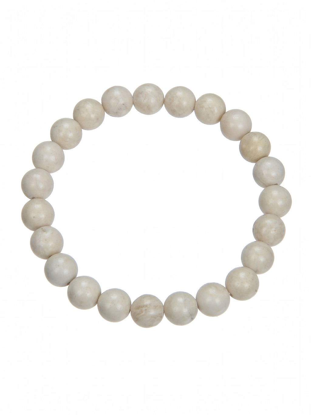 Fossil Stone Stretch Bracelet B1997-12MM