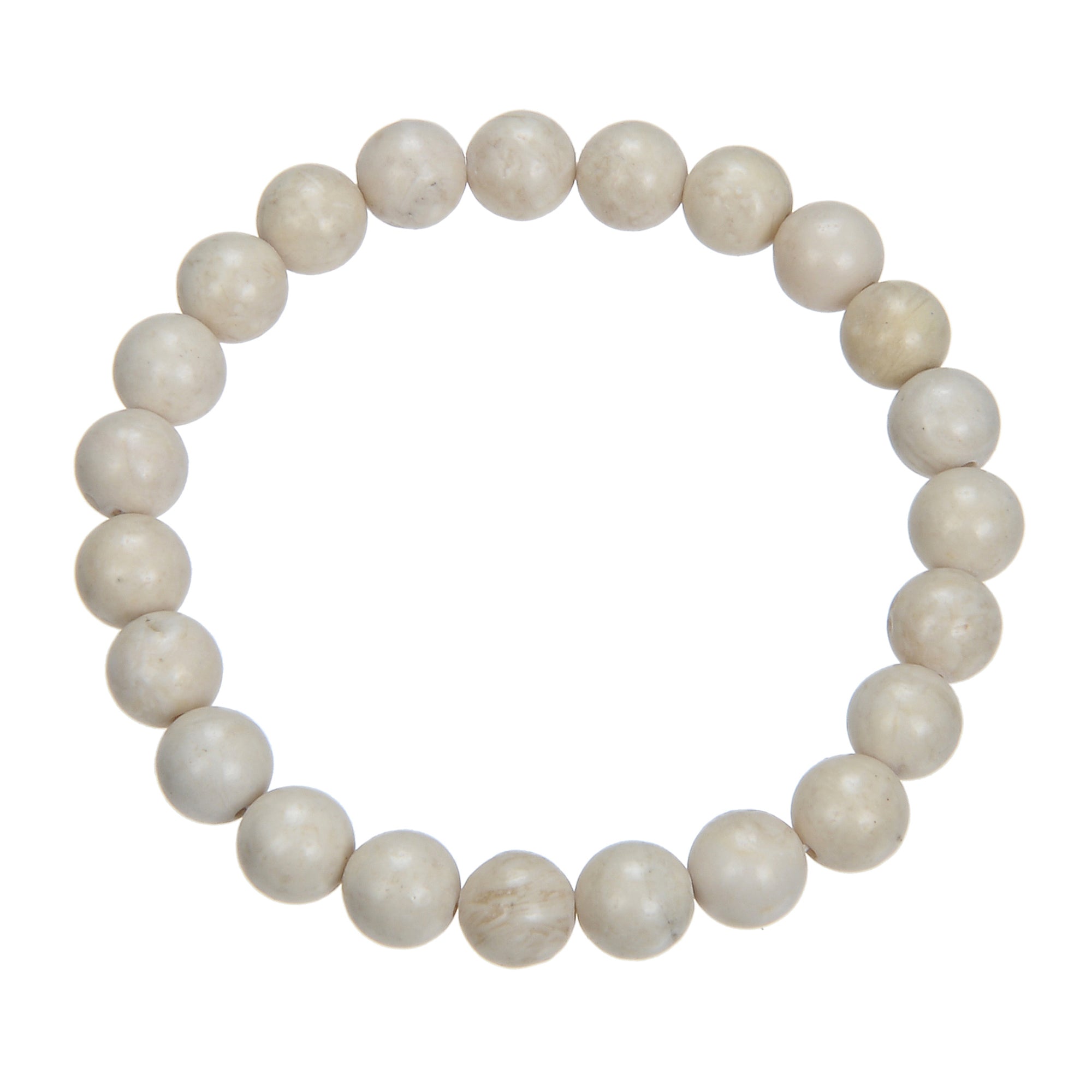 Fossil Stone Stretch Bracelet B1997-10MM
