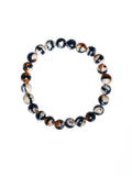 Composition Stone Stretch Bracelet B2039-Beige