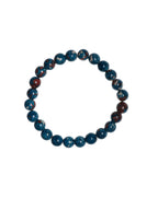 Composition Stone Stretch Bracelet B2039-Blue - view 2