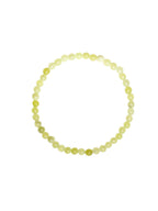 Lemon Jade Stone Stretch Bracelet B2048-4MM
