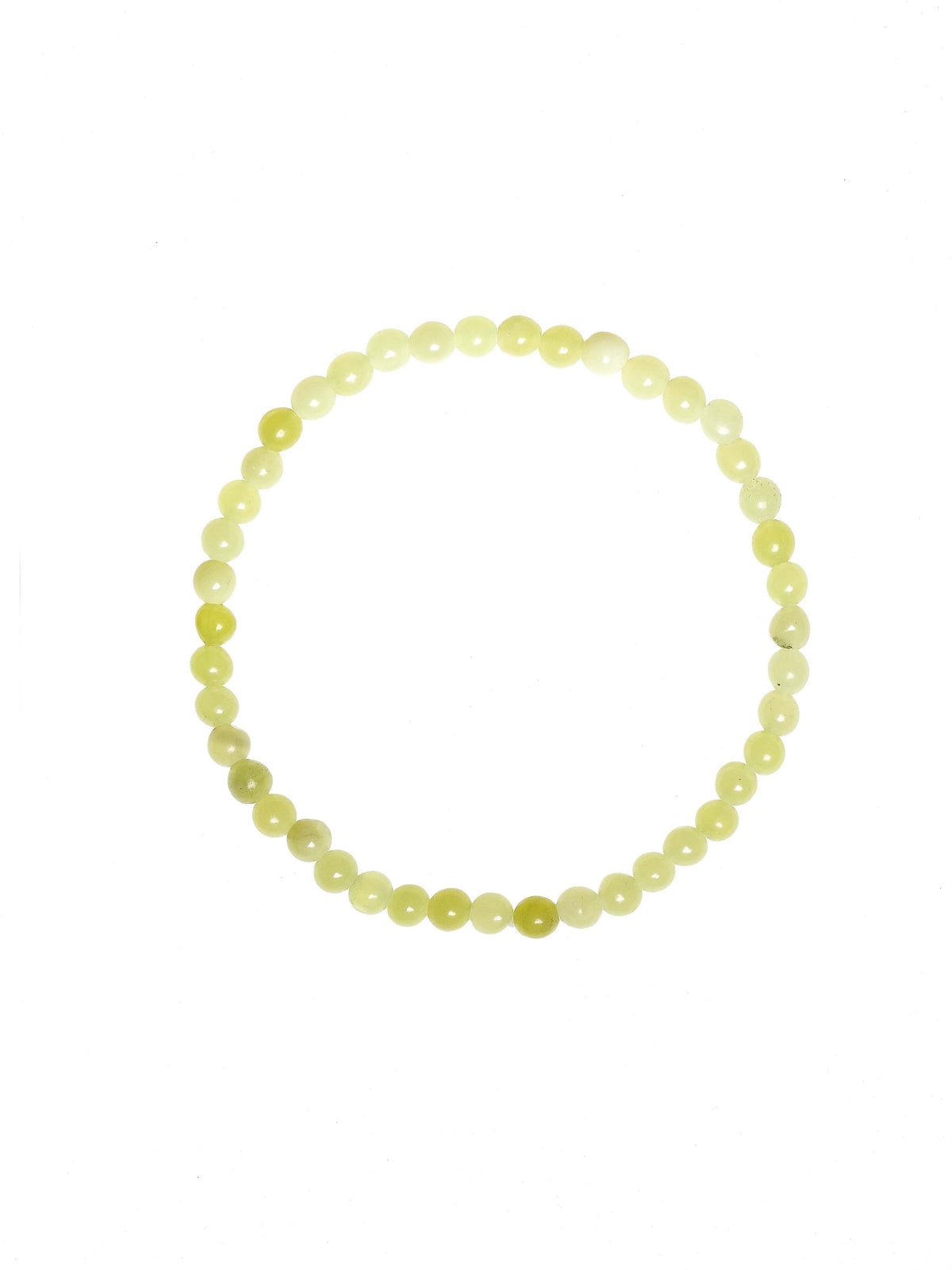 Lemon Jade Stone Stretch Bracelet B2048-4MM